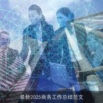 最新2025商务工作总结范文