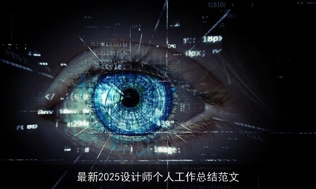 最新2025设计师个人工作总结范文