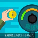 最新保险业务员工作总结范文