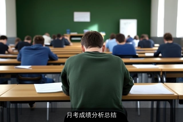 月考成绩分析总结
