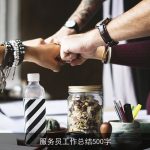 服务员工作总结500字