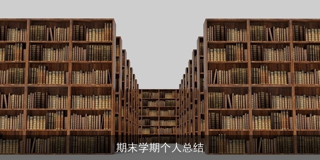 期末学期个人总结