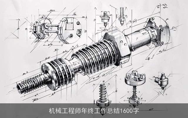 机械工程师年终工作总结1600字