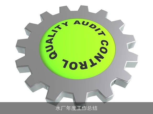 水厂年度工作总结