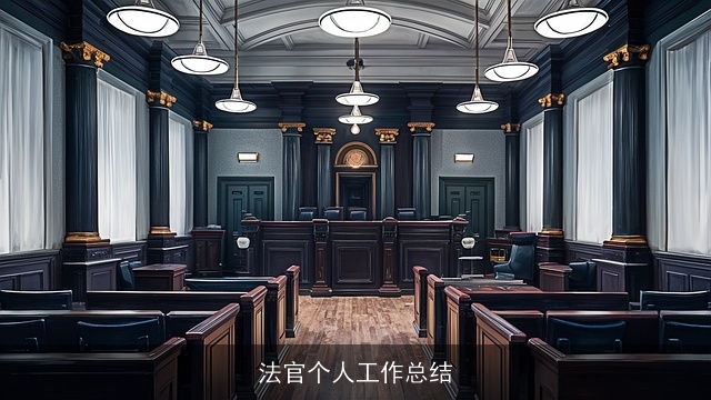 法官个人工作总结