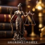 法院公务员转正工作总结范文