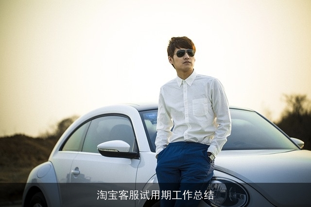 淘宝客服试用期工作总结