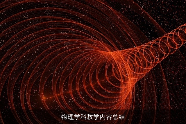 物理学科教学内容总结