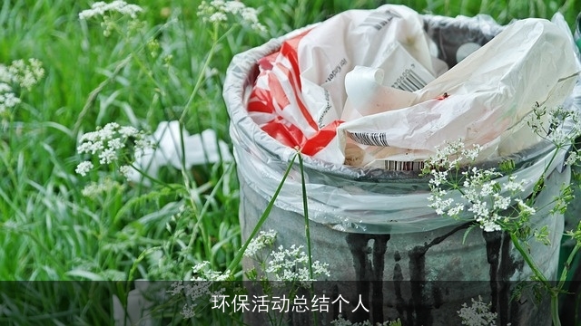 环保活动总结个人