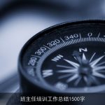 班主任培训工作总结1500字