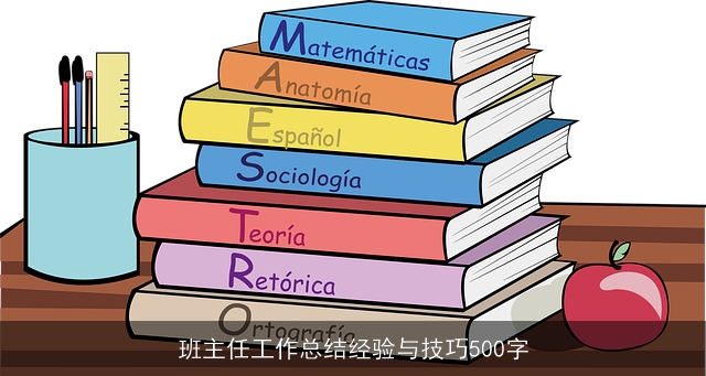 班主任工作总结经验与技巧500字