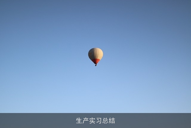 生产实习总结