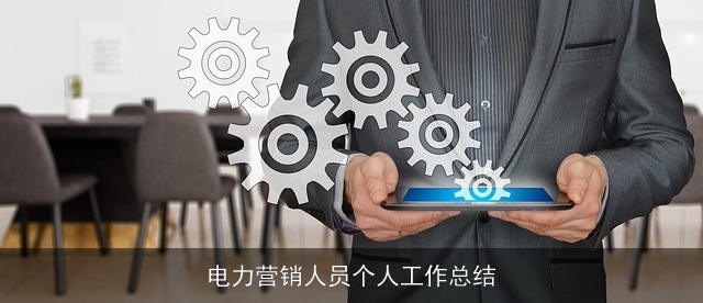 电力营销人员个人工作总结