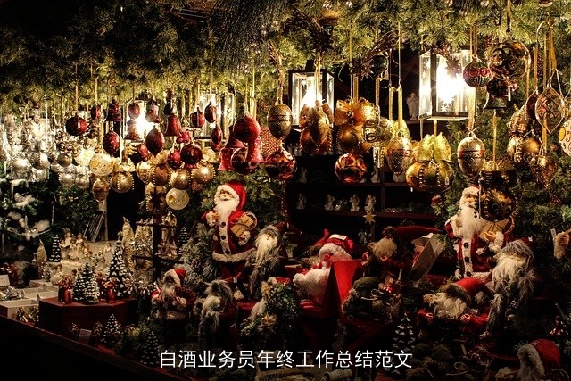 白酒业务员年终工作总结范文