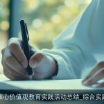 社会主义核心价值观教育实践活动总结_综合实践活动总结