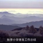 秋季小学德育工作总结