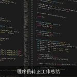 程序员转正工作总结