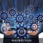 精细化管理工作总结