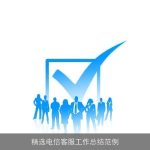 精选电信客服工作总结范例