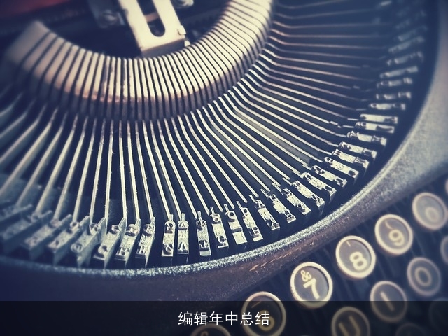 编辑年中总结