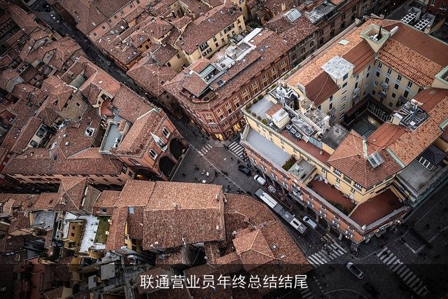 联通营业员年终总结结尾