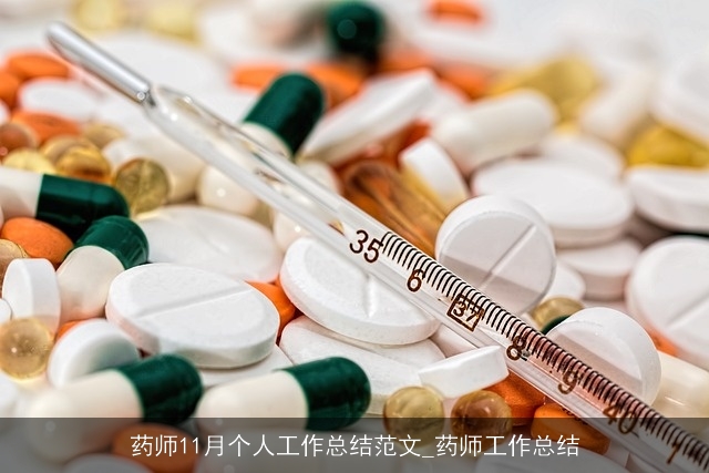 药师11月个人工作总结范文_药师工作总结