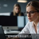 营销经理工作总结范文