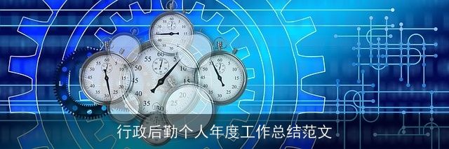 行政后勤个人年度工作总结范文
