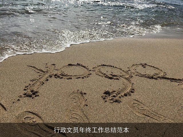 行政文员年终工作总结范本