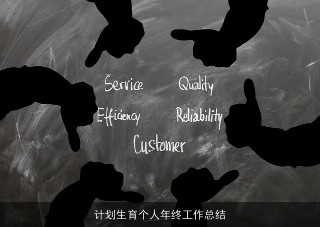 计划生育个人年终工作总结