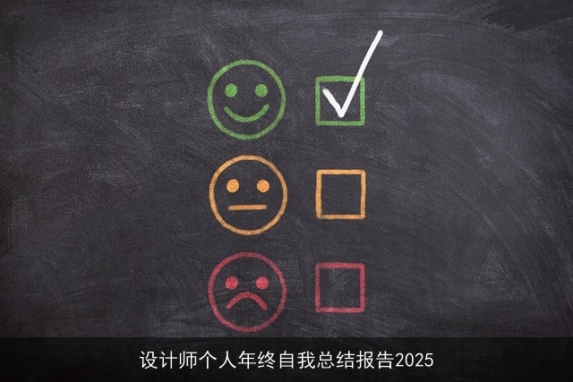 设计师个人年终自我总结报告2025