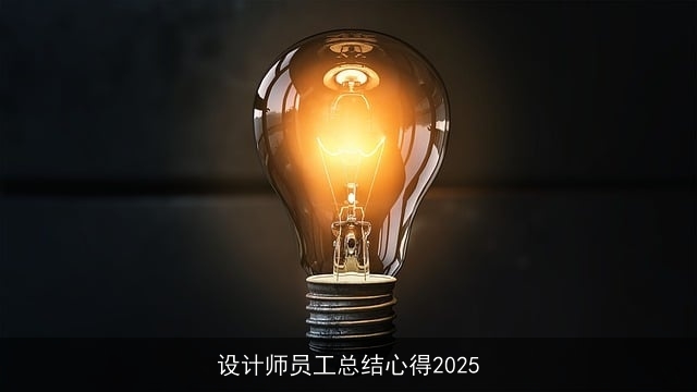 设计师员工总结心得2025