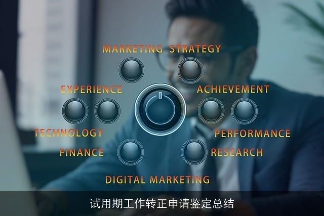 试用期工作转正申请鉴定总结