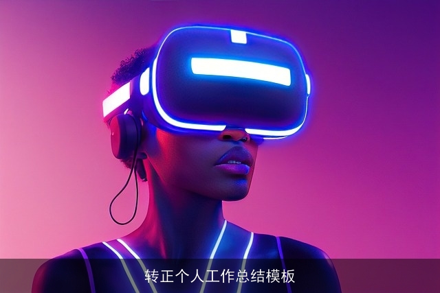 转正个人工作总结模板