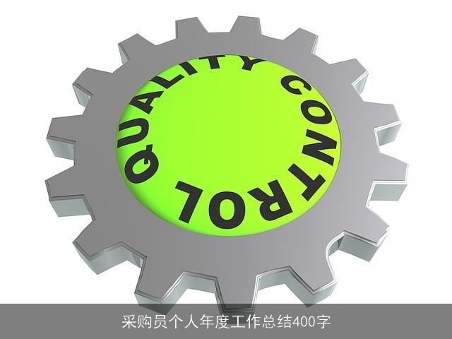 采购员个人年度工作总结400字