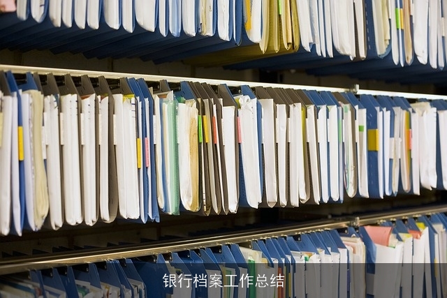 银行档案工作总结