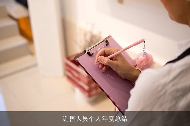 销售人员个人年度总结
