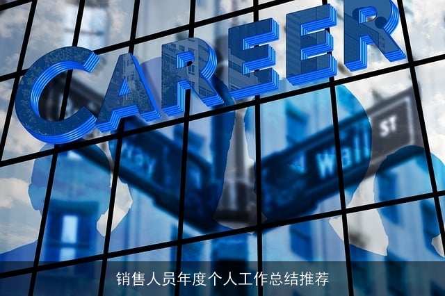 销售人员年度个人工作总结推荐