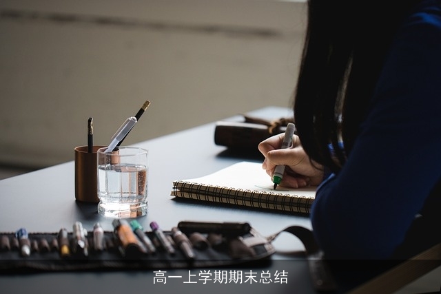 高一上学期期末总结