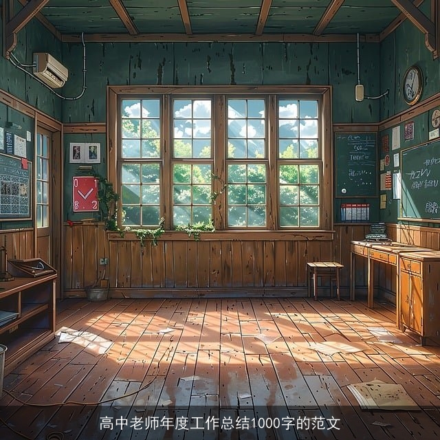 高中老师年度工作总结1000字的范文