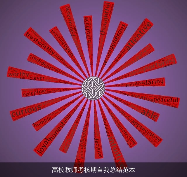 高校教师考核期自我总结范本