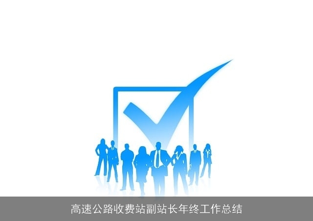 高速公路收费站副站长年终工作总结