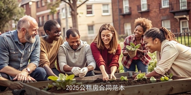 2025公租房合同范本