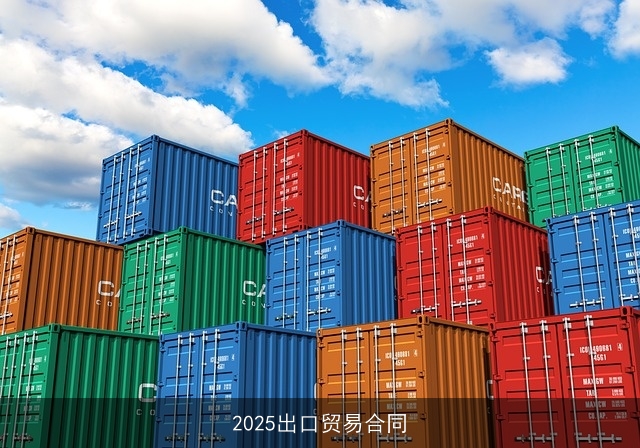 2025出口贸易合同