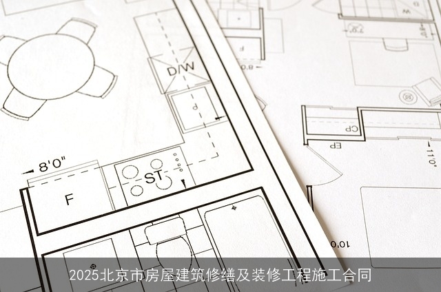2025北京市房屋建筑修缮及装修工程施工合同
