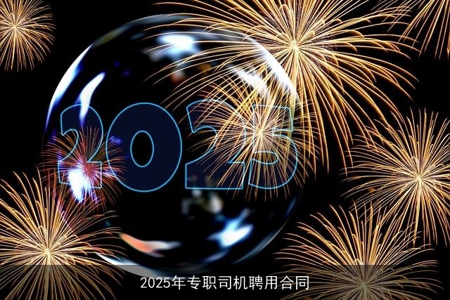 2025年专职司机聘用合同