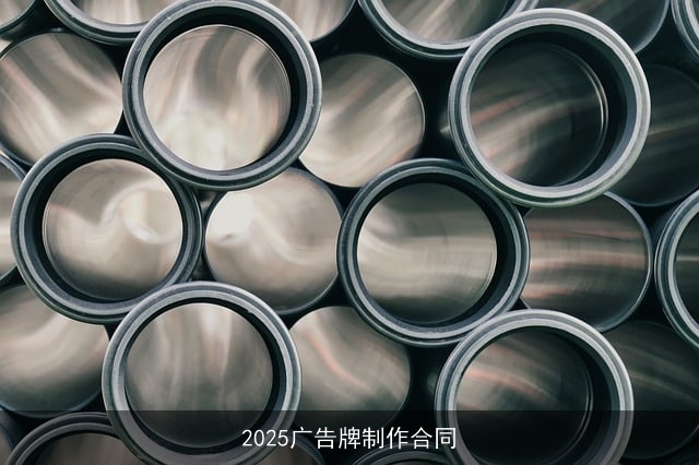 2025广告牌制作合同