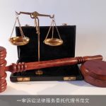 一审诉讼法律服务委托代理书范文