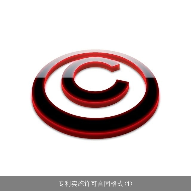 专利实施许可合同格式(1)