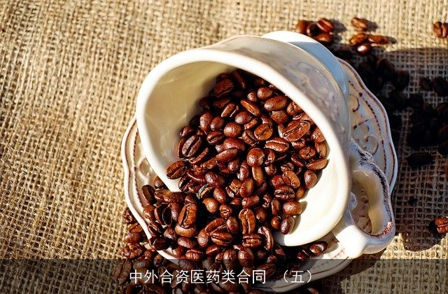 中外合资医药类合同 （五）